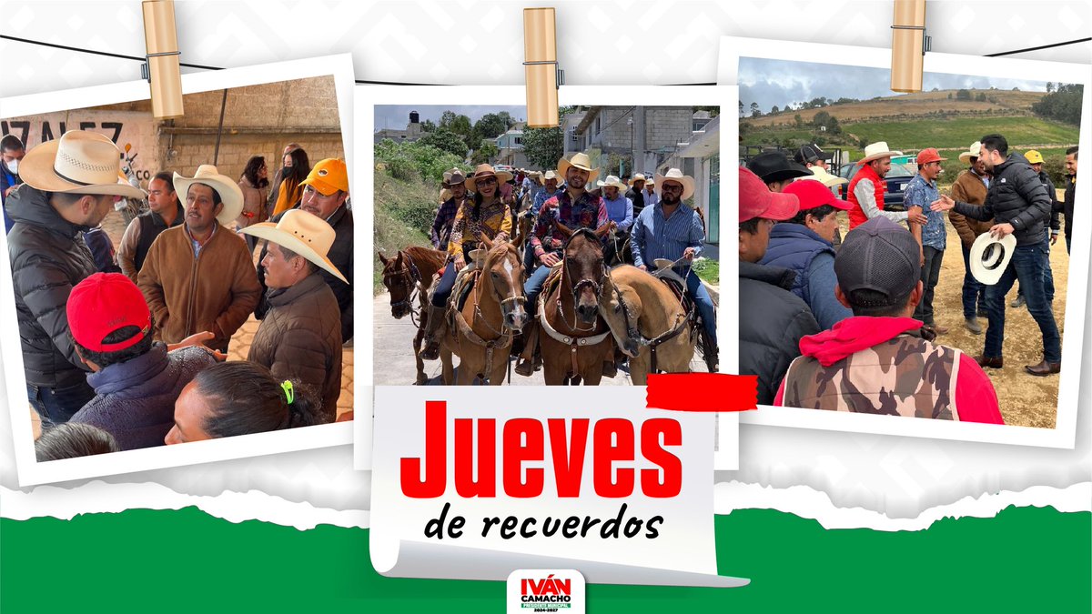 ¡Jueves de recuerdos o #TBT 🔙!  

Un día como hoy del 2022, estábamos viviendo una increíble cabalgata en la Comunidad de Xonacatlán. 

Gracias a ustedes Cuyoaco es #LaTierraQueSoñamos ⛰, un lugar lleno de alegría. 🤠