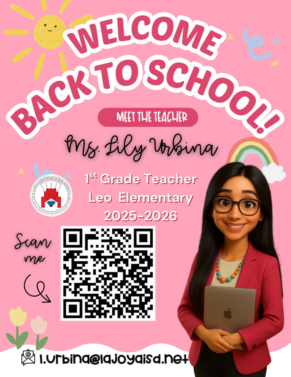LilyUrbinaa13's tweet image. #LJTECHi3 has me eager to go back to school. Can&apos;t wait to share my flyer on Meet the Teacher Night with parents &amp;amp; students! @canva  @msgracia15
@Leticia_FF77 @KarinaMarin @SaraLeeSanchez2 @marisol_garza_1
@MarlenHinojosa8 @LaJoyaISDEdTech