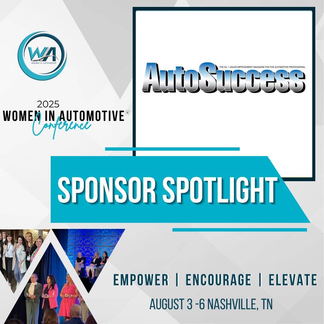 📊 Sales tips. Dealer insights. Real results.
Proud to spotlight AutoSuccess, #WIA2025 sponsor + trusted guide for automotive professionals aiming higher.
🔗 autosuccessonline.com
🎟️ Register → rebrand.ly/WIA2025

#WIA2025Sponsor