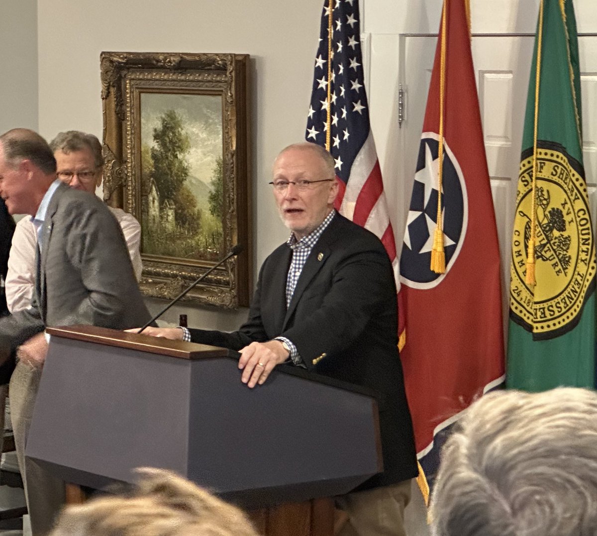 Senator Brent Taylor (@senbrenttaylor) on Twitter photo Yesterday I hosted a Make Memphis Matter reception for Senate Majority Leader <a href="/SenJohnson/">Jack Johnson</a> with Senator <a href="/BillPowersTN/">Bill Powers</a> and Senator <a href="/PaulRoseTN/">Senator Paul Rose</a> so they could meet with Memphis business leaders, law enforcement, local officials, and crime victims. This reception was part of my Yesterday I hosted a Make Memphis Matter reception for Senate Majority Leader <a href="/SenJohnson/">Jack Johnson</a> with Senator <a href="/BillPowersTN/">Bill Powers</a> and Senator <a href="/PaulRoseTN/">Senator Paul Rose</a> so they could meet with Memphis business leaders, law enforcement, local officials, and crime victims. This reception was part of my