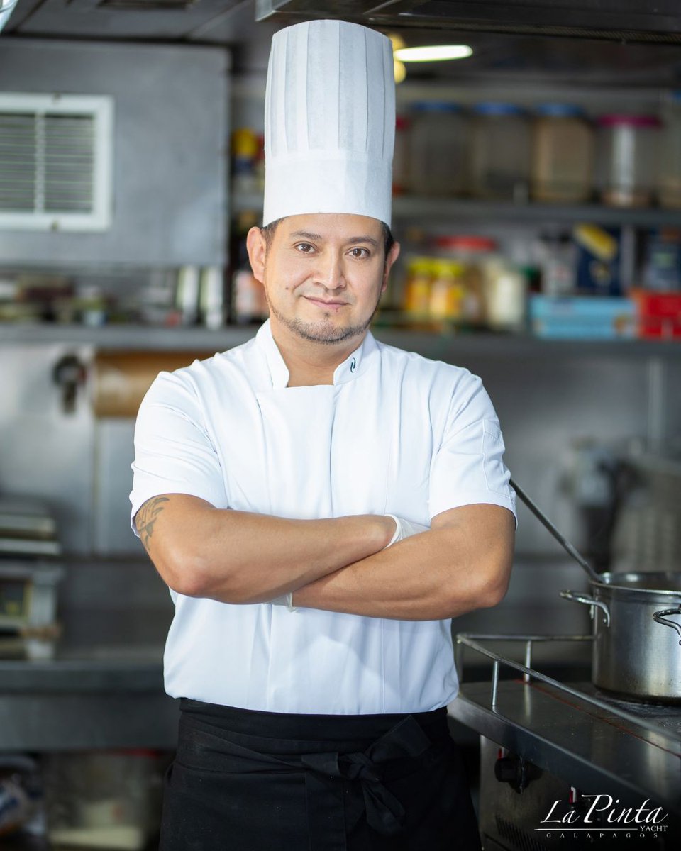 💙 #ThePeopleBehindTheMagic • Marco Antonio Medina • Head Chef 👨🏻‍🍳

“I take great pride in my work on board, delivering the finest cuisine to our international guests.”

#ShipLife #EcuadorTourism #GalapagosCruise #GalapagosAdventure #YourJourneyInspiresUs