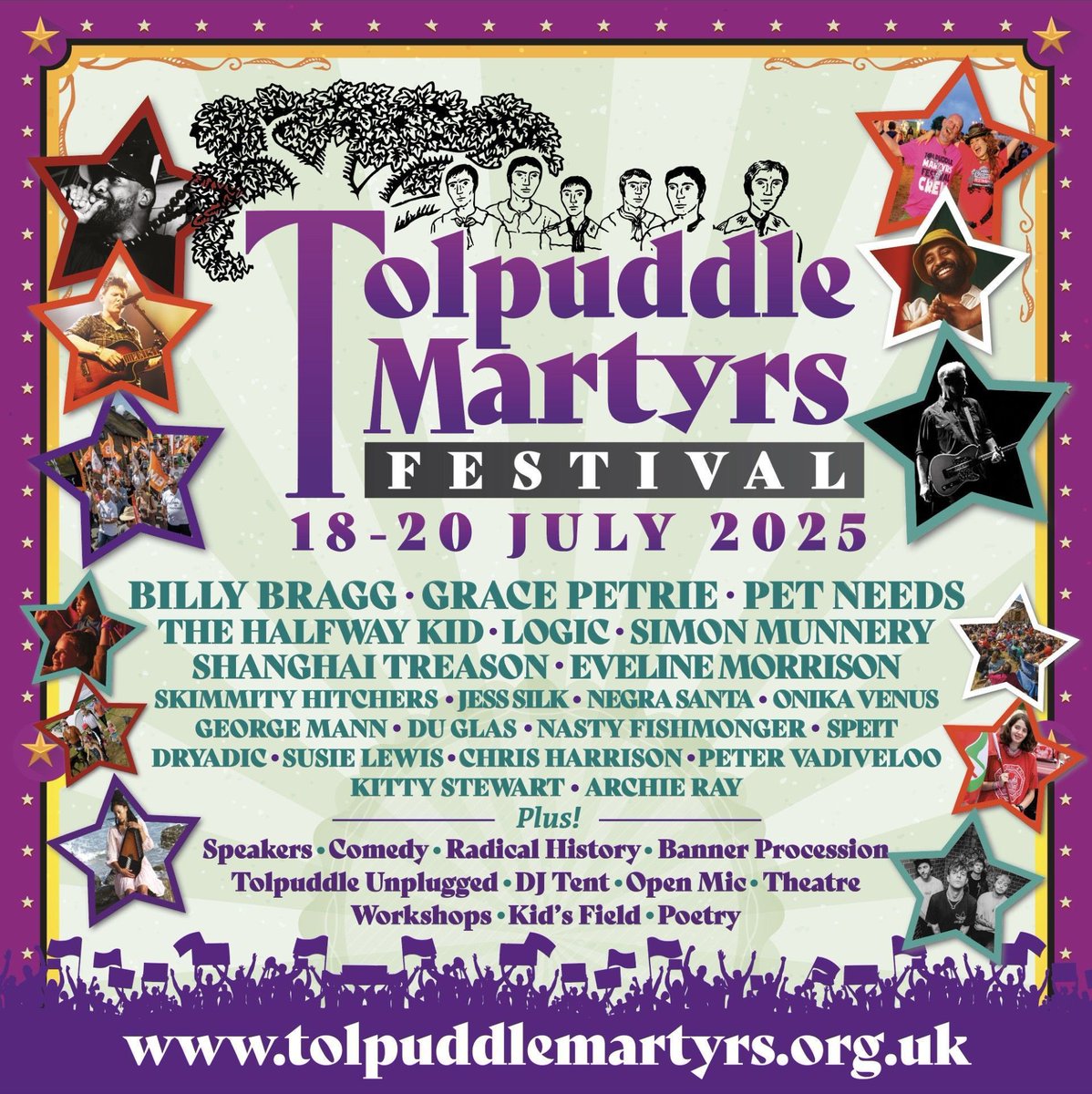 Dis_PPL_Protest's tweet image. #TolpuddleFestival2025
@Dis_PPL_Protest have been invited to have a stall in the Martyrs tent at @TolpuddleFest this year! The stall will be located at the entrance! Come & buy a t-shirt, a tote bag or a badge!
@BenClaimant will be on the stall & speaking at a couple of events