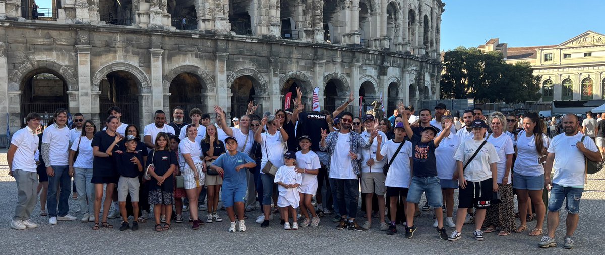 PROMAN (@proman_interim) on Twitter photo 🎤 Le PROMAN Culture Tour a fait escale à Nîmes avec Soprano !
Le 10 juillet, intérimaires & équipes ont partagé un moment magique aux Arènes 🎶
Un événement à notre image : festif, humain & fédérateur 💙
À bientôt pour la prochaine étape ! 🎤 Le PROMAN Culture Tour a fait escale à Nîmes avec Soprano !
Le 10 juillet, intérimaires & équipes ont partagé un moment magique aux Arènes 🎶
Un événement à notre image : festif, humain & fédérateur 💙
À bientôt pour la prochaine étape !