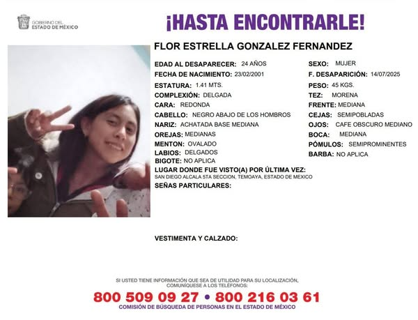 COBUPEM's tweet photo. Solicitamos de tu apoyo en difusión para dar pronta localización a Flor Estrella González Fernández, Estrella Yamileth  González González y Tadeo Yetzabel González González, comunícate a los teléfonos de COBUPEM 800 216 0361, 800 509 0927. #TodosEnLaBúsqueda https://t.co/i6fhLtcKuQ