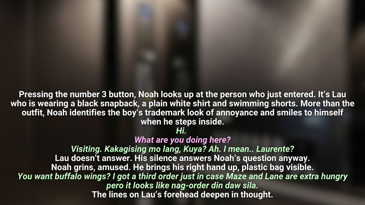 overadore's tweet photo. 467. 

🤍 - narrations (white)
💚 - noah pierre (green)
💜 - lau (purple) https://t.co/G7Bknp48wy
