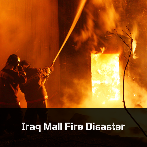 shinO7_O7's tweet photo. 🔥 Iraq Mall Fire Disaster
At least 61 dead, including women and children, in a fire that tore through a newly opened shopping mall in Kut, Iraq.
Structural negligence is again in the spotlight—just like past deadly fires.
#IraqFire #MallDisaster #Kut #MiddleEastNews #FireSafety #BuildingCodeCrisis
