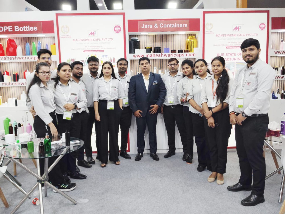 maheshwaricap's tweet image. Day 2 at #CosmoHomeTech2025 live from Pragati Maidan, Delhi! 🚀
Showcasing innovation in every bottle, cap, and closure.
Grateful for the energy, connections &amp;amp; conversations! 💼✨
#MaheshwariCaps #CosmoHomeTech #PackagingSolutions #B2BExpo