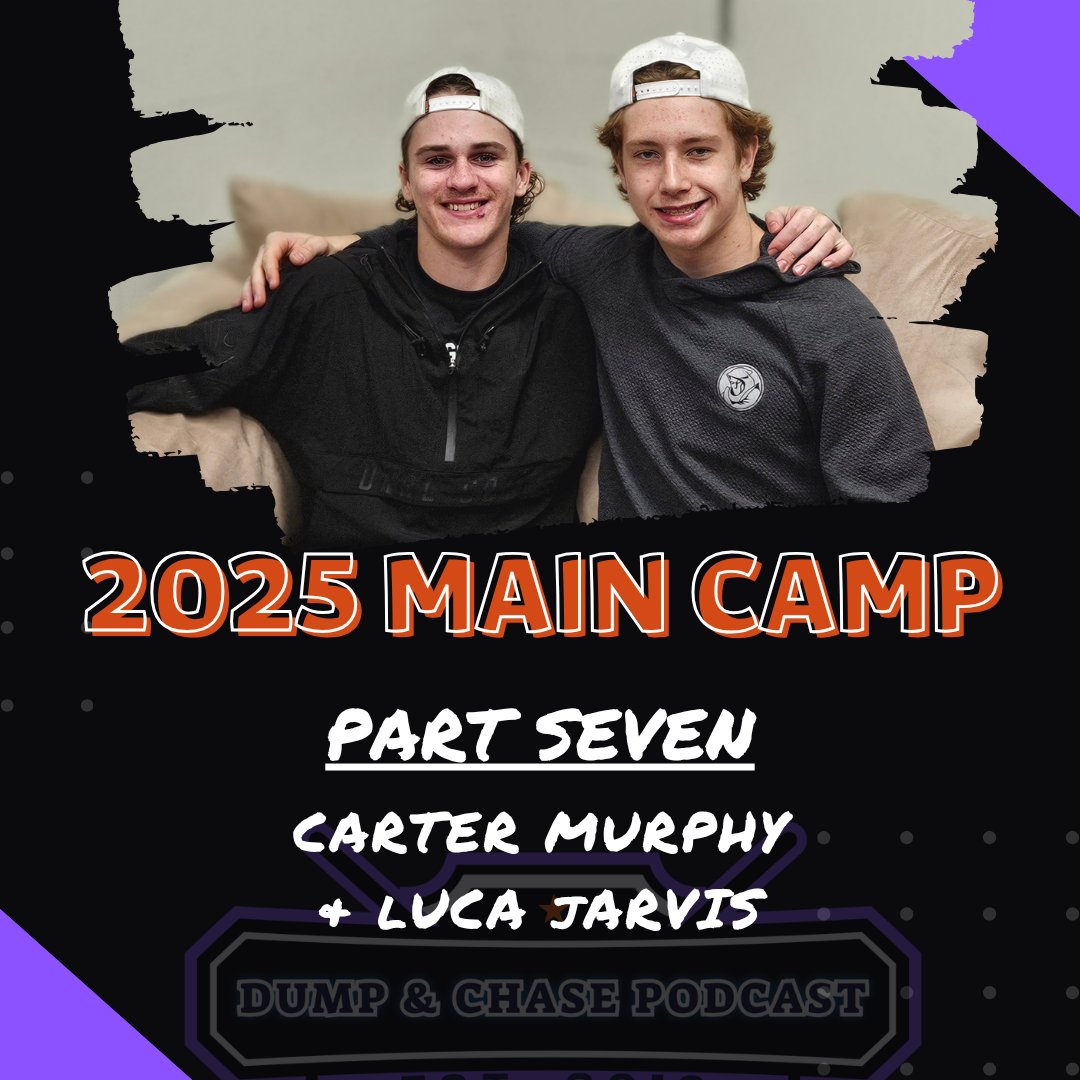 Welcome to Part 7 of the Phantoms 2025 Main Camp Recap. This is our conversation with defenseman Carter Murphy and forward Luca Jarvis. Both are well spoken young men, even after taking a puck to the mouth! Hope you enjoy it!

dcpodcast.buzzsprout.com/share