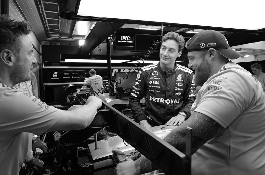 George Russell fotografado por Greg Williams.