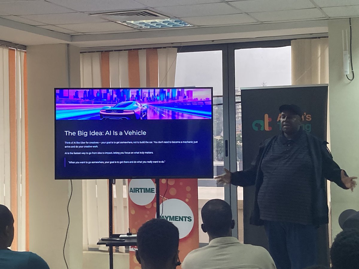 oquidave's tweet image. AI is just a vehicle 🚗 it’s like Uber for creatives