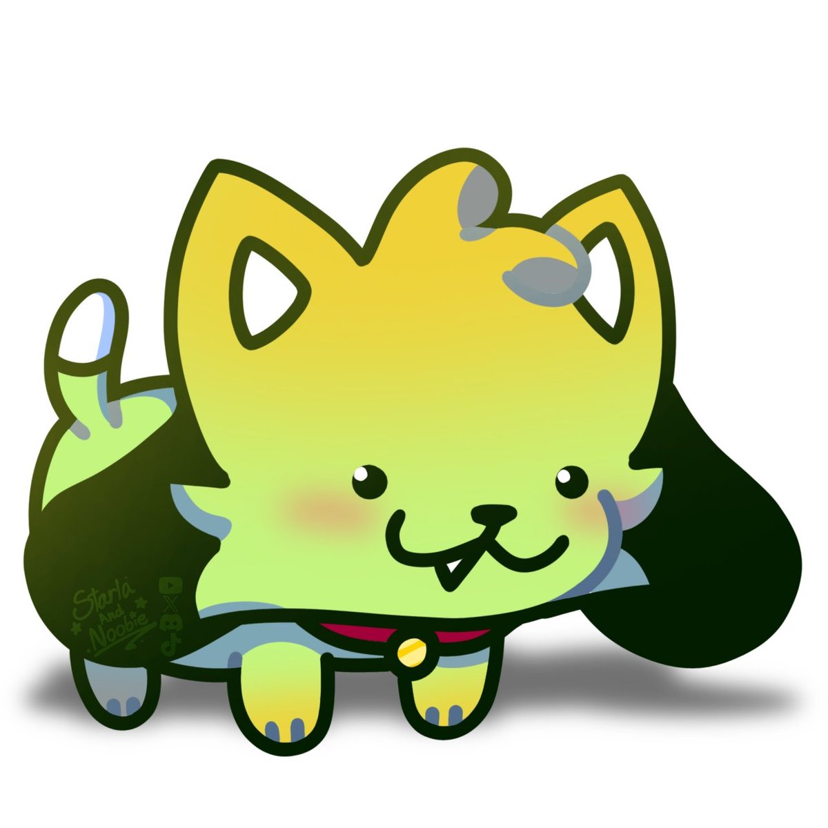 StarlaAndNoobie's tweet image. Ladies and gentlemen I give you... The pupcat ✨️

#art