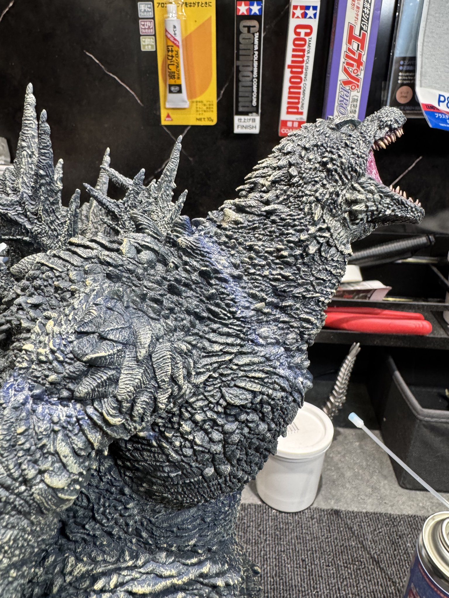 黒龍工房　ミニラ　黒 蓄光 彩色済みソフビフィギュア　WF2025 新品未開封 黒龍工房 ミニラ 蓄光 ソフビ ワンフェス wf2025s