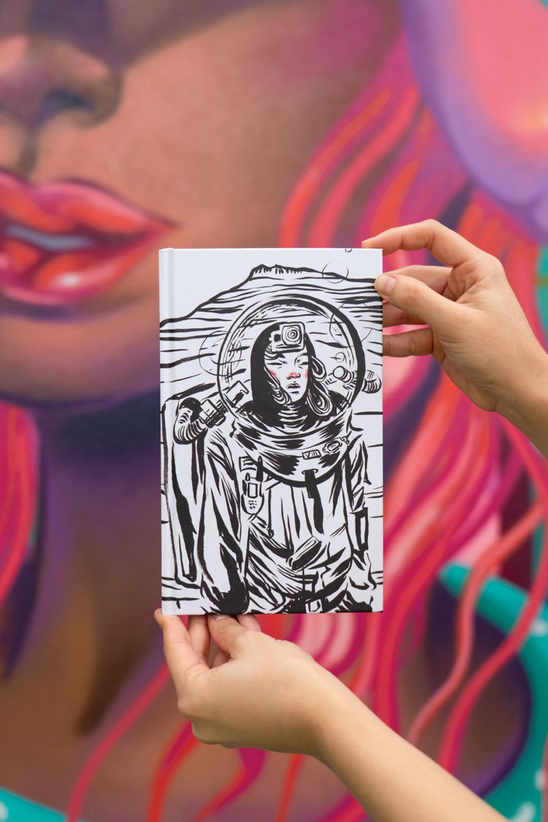 VonZos's tweet photo. Palimpsest by Lauren YS is now available from our friends at Wynwood Walls in Miami ❤️ https://t.co/u0vSjvJEgo