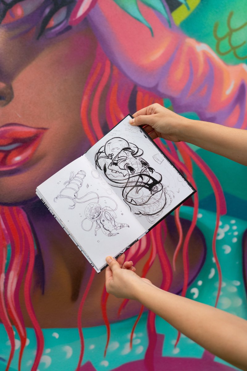 VonZos's tweet photo. Palimpsest by Lauren YS is now available from our friends at Wynwood Walls in Miami ❤️ https://t.co/u0vSjvJEgo