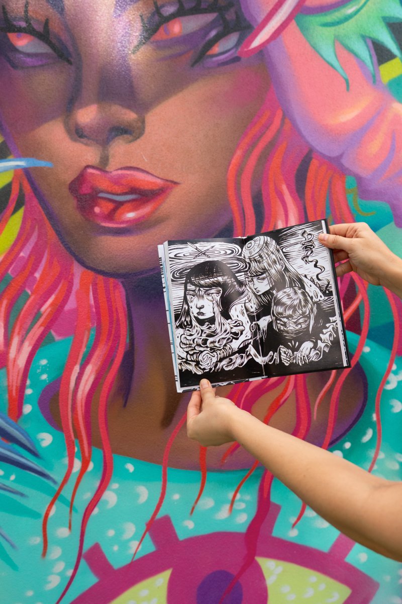 VonZos's tweet photo. Palimpsest by Lauren YS is now available from our friends at Wynwood Walls in Miami ❤️ https://t.co/u0vSjvJEgo