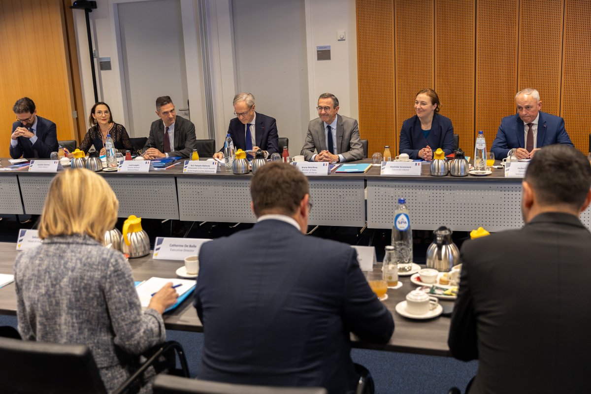 🇫🇷🤝🇪🇺 Right on the heels of the French National Day, we had the pleasure of receiving to our HQ:

♦️Minister of the Interior, <a href="/BrunoRetailleau/">Bruno Retailleau</a>
🔶Director General of the French @policenationale, Louis Laugier
🔷Director-General of the French National <a href="/Gendarmerie/">Gendarmerie nationale</a>, Hubert Bonneau