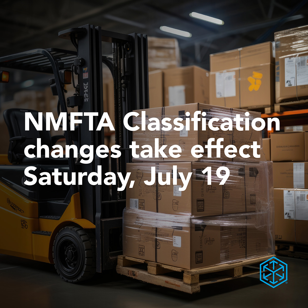 REMINDER: Significant updates to the NMFTA freight classification system take effect on July 19.

Here's what you need to know to ensure your business is prepared. ➡️ ms.spr.ly/6017sBPtH