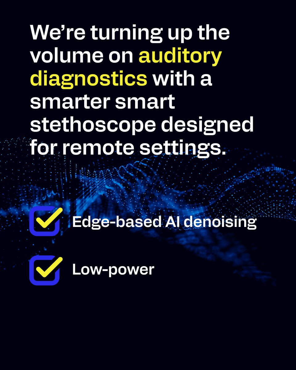 Qualcomm's tweet image. A simple sound can save a life. We're working with @UCC Ireland to empower lifesaving technology to better serve communities with better diagnostic tools.