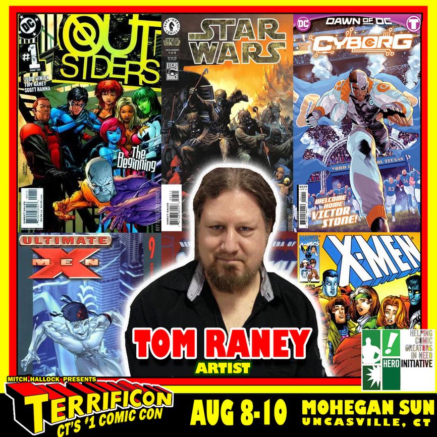 heroinitiative's tweet image. Coming Aug. 8-9-10, one of comics' BEST events is at the Mohegan Sun casino in Uncasville, CT! Howard Chaykin, @TomRaney_art, and MORE will be appearing on behalf of Hero Initiative's @ItsTerrifiCon! Get you here! Tix and info: terrificon.com