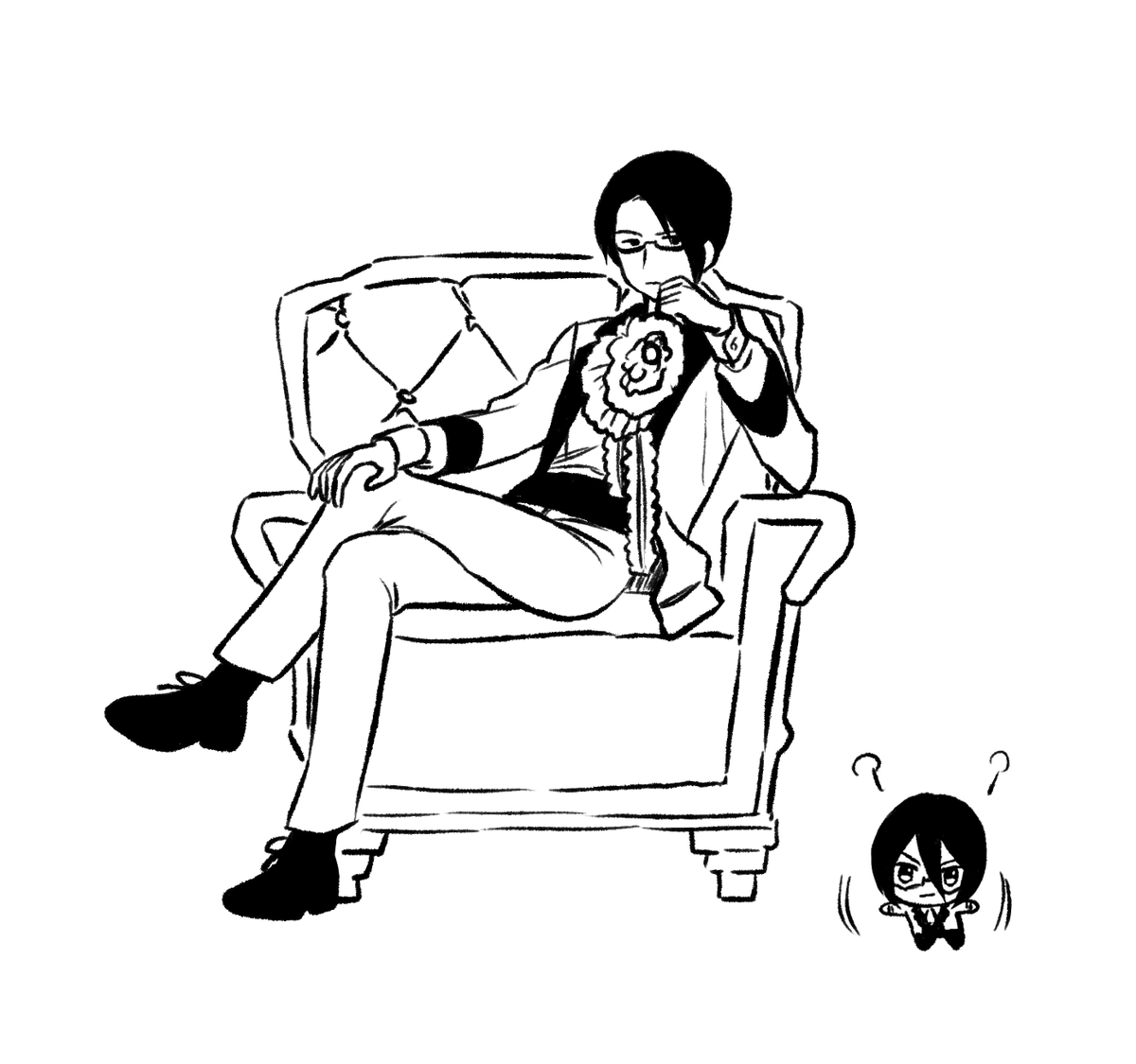 kinki_jiki's tweet photo. 大丸コラボを見て自分の椅子を要求する薫ぬい https://t.co/OYCaGsgc1m