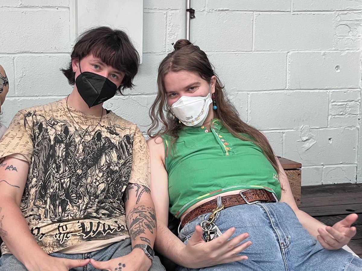 pic of me and jojo masking (also , masc-ing) bc it’s the cool thing to do