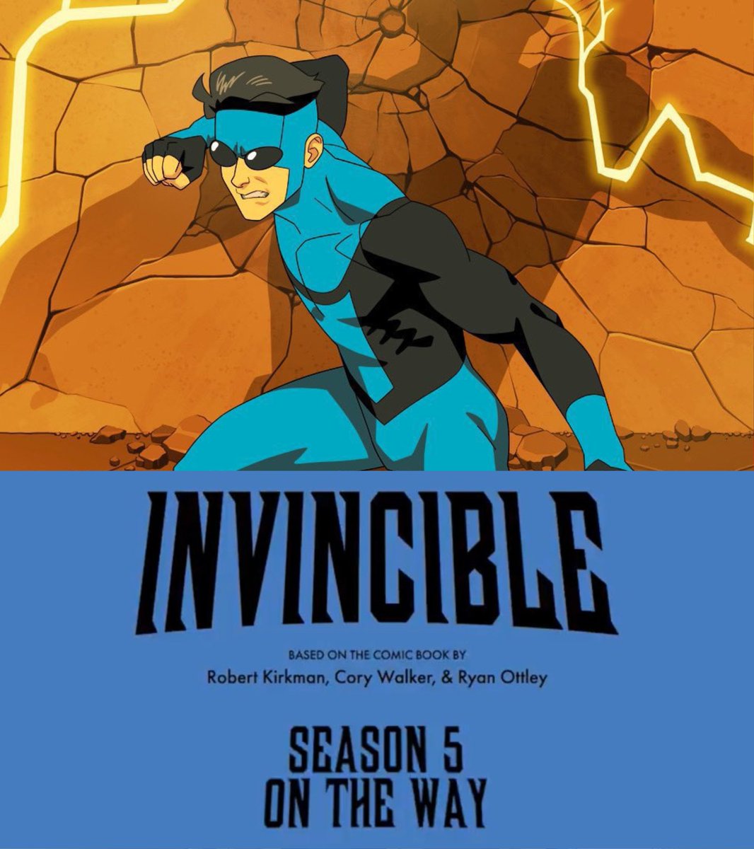 gaak_fr's tweet photo. 🚨OFFICIEL : LA SAISON 5 de la série animée INVINCIBLE a été ANNONCÉE !

L'enregistrement des voix est terminé. https://t.co/N65v2Ce4mC