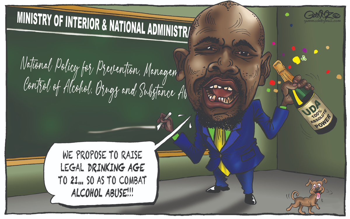 kiddoGAMMZ's tweet image. #KenyaKwanza Drunk with power... Cartoon for @TNXAfrica @KTNNewsKE @ktnhome_