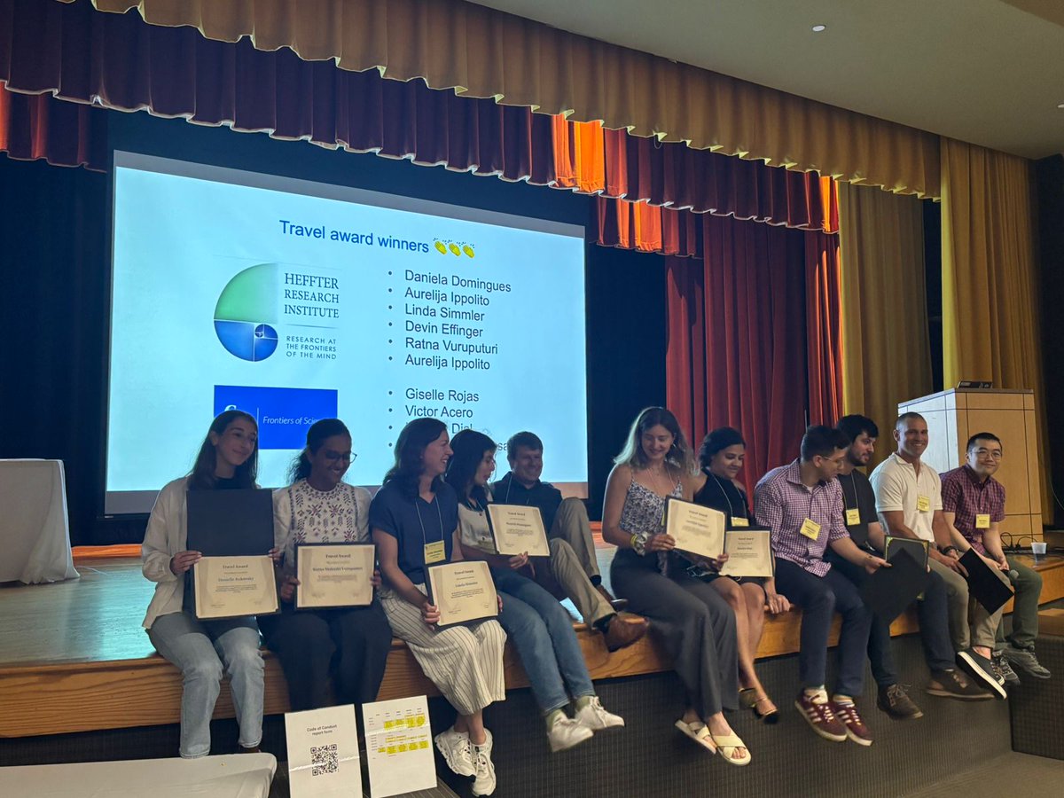 Mahathi_VR's tweet image. Thrilled and grateful to have received the travel award for #GRCPsychedelics @TIFRScience
Many thanks and congratulations to @ViditaVaidyan @MelissaHerman4 @VVyazovskiy @kwanalexc for organising this wonderful conference bringing together the psychedelic research community!