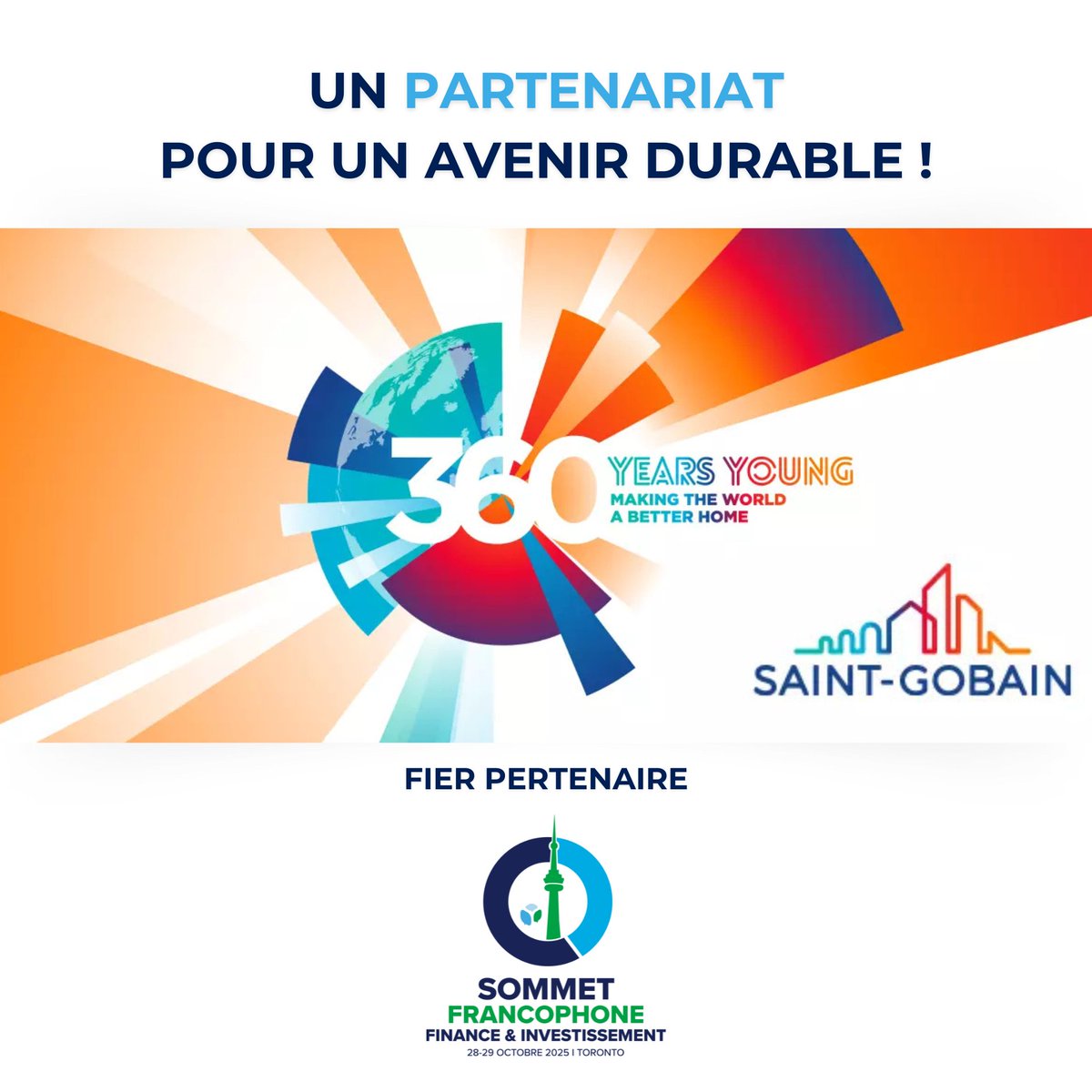 ClubCanadienTO's tweet image. Le Club canadien de Toronto est ravi d'annoncer que Saint-Gobain rejoint les partenaires du 𝐒𝐨𝐦𝐦𝐞𝐭 𝐅𝐫𝐚𝐧𝐜𝐨𝐩𝐡𝐨𝐧𝐞 𝐅𝐢𝐧𝐚𝐧𝐜𝐞 & 𝐈𝐧𝐯𝐞𝐬𝐭𝐢𝐬𝐬𝐞𝐦𝐞𝐧𝐭 !
𝐏𝐨𝐮𝐫 𝐞𝐧 𝐬𝐚𝐯𝐨𝐢𝐫 𝐩𝐥𝐮𝐬: clubcanadien.ca/sffi/
#SommetFFI #Partenariat #SaintGobain