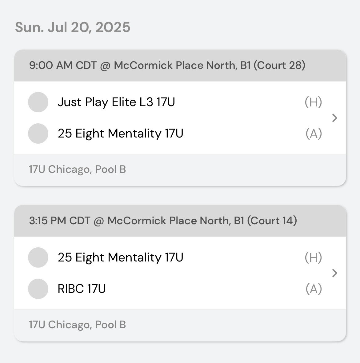 Here’s my schedule for Chicago!!! 
<a href="/258Mentality/">Mr. and Mrs. 25/8</a>