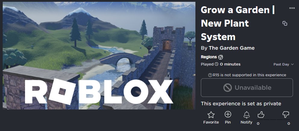 thegardengame's tweet image. Grow A Garden is making a whole new plant system. The official group has made a game where the developers will make & test the system.
#GrowAGarden #Roblox #NewGame #New #News #Jandel #Update #Plants