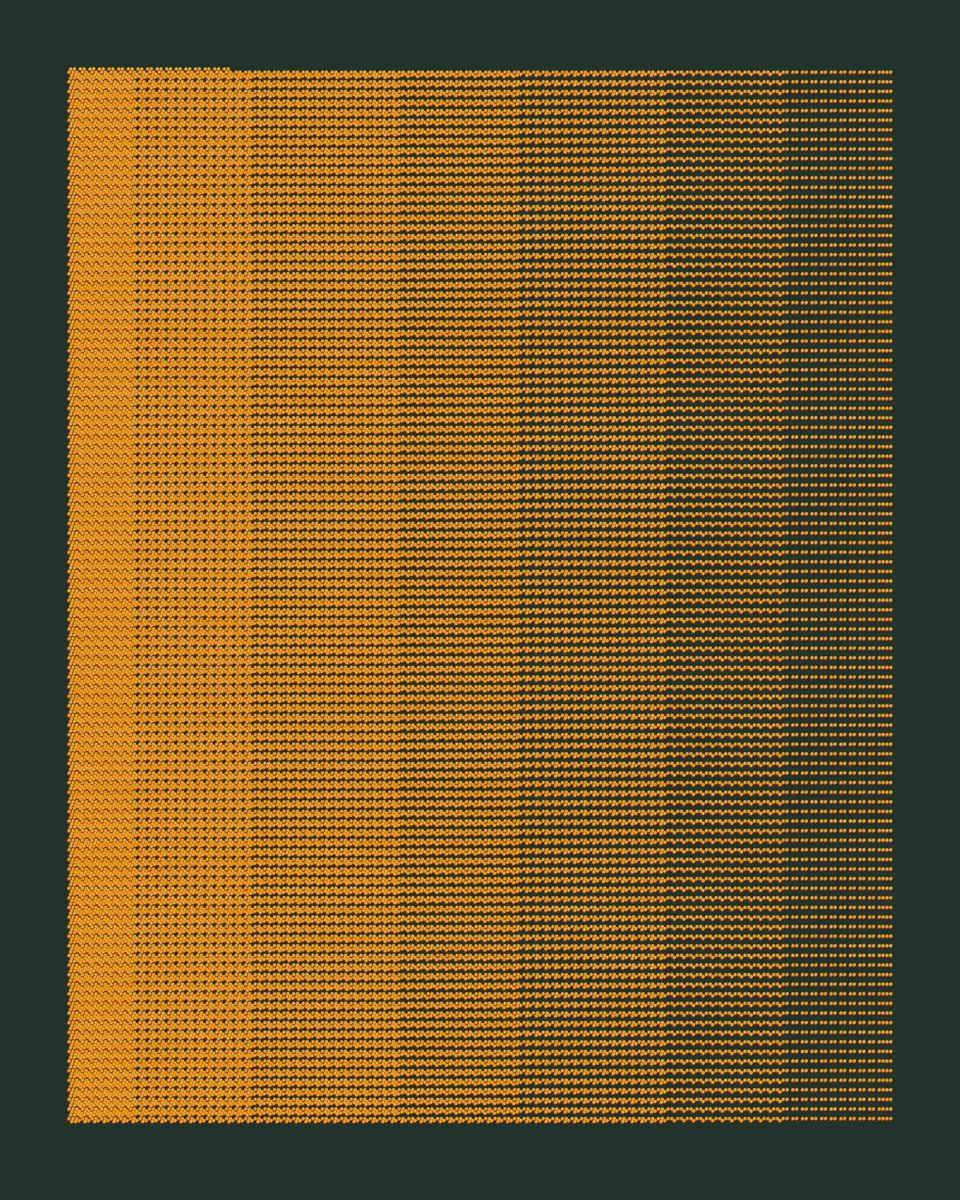 KREGdao's tweet image. QQL Monthly is back! This month's theme is Monochromatic Magic.
A study in restraint and rhythm. Limit your palette to a single color and unleash the raw power of motion and structure in flow fields.
Explore how form moves when color rests, then join the discord and show us…