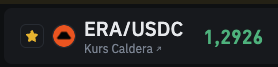 Można claimować swoje $ERA:
claim.caldera.foundation

FDV na ten moment to 1.3B $. Minus taki, że gas na Ethereum wystrzelił w kosmos.