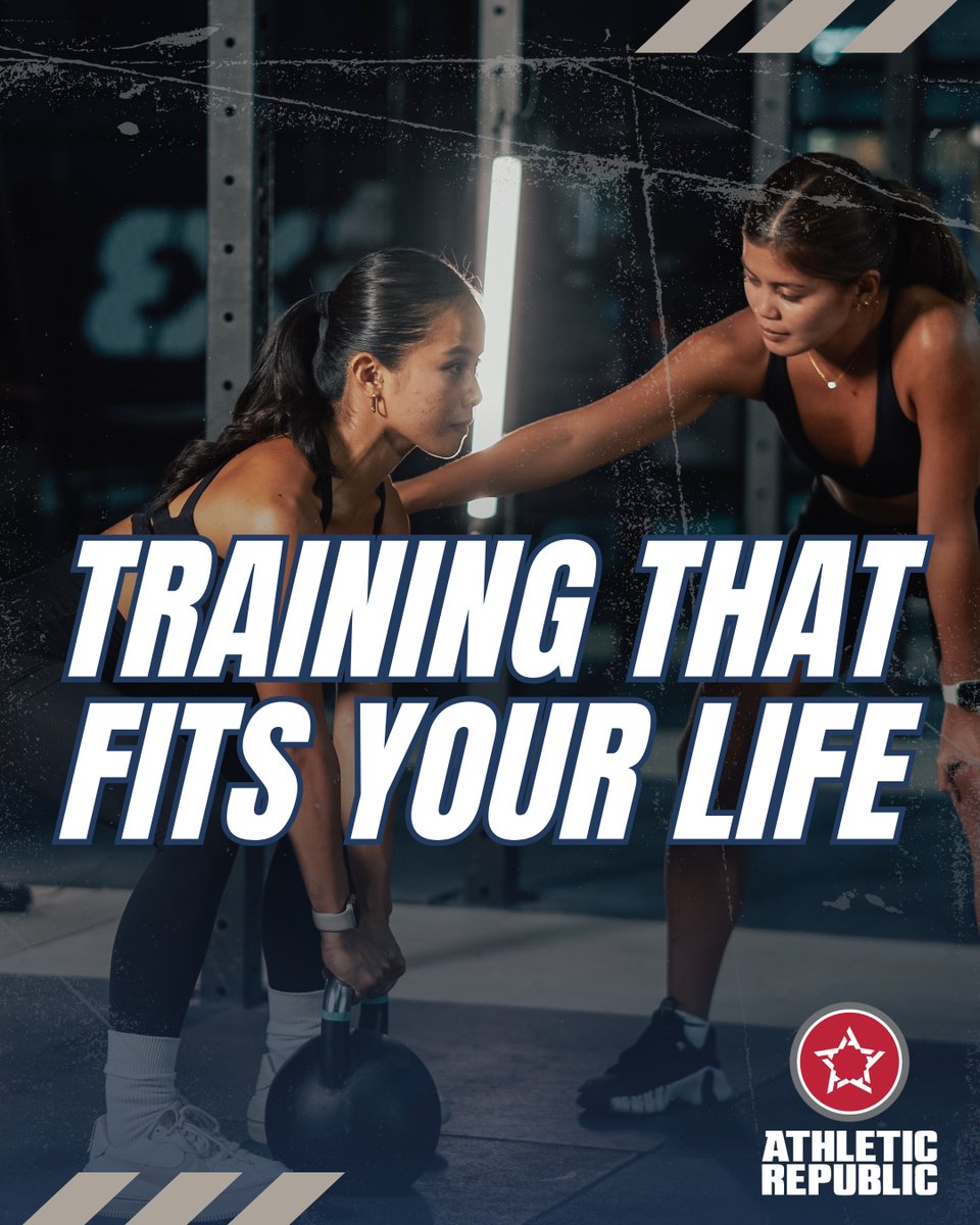 It starts with our approach. 💡

Your fitness journey is unique and your training should be too. We personalize every plan to your goals, schedule, and lifestyle, so you can move better and feel stronger.