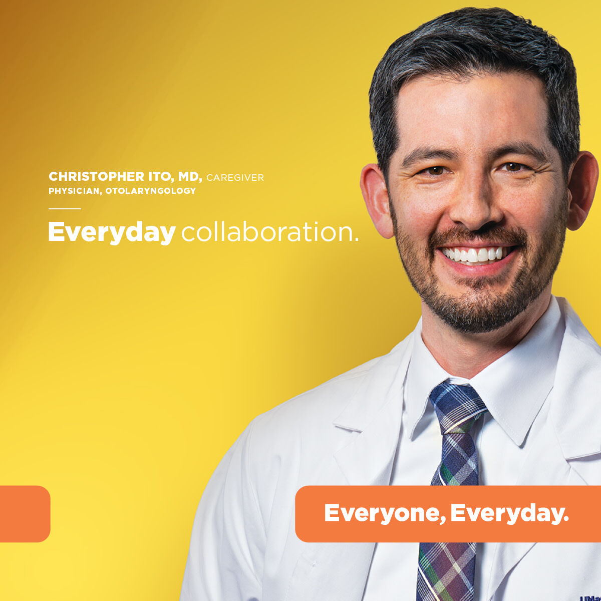 umassmemorial's tweet photo. Dr. Christopher Ito built our ENT residency program from the ground up, contributing to a highly engaged, collaborative & educational culture. He’s found joy in helping so many residents advance their careers and grow into successful, independent physicians. #EveryoneEveryday https://t.co/90BYjCZpQG