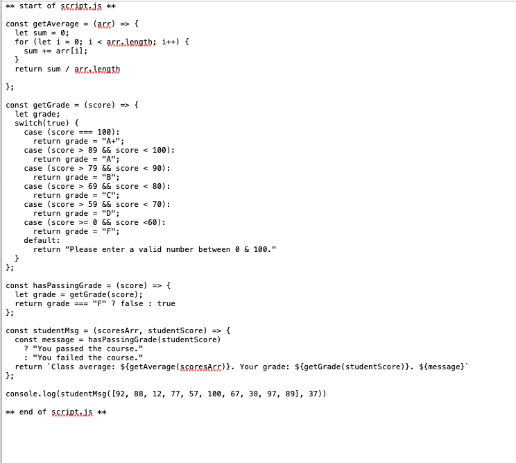 johnsbr99's tweet image. I found myself overly reliant on ai when encountering a 🐛. So, back to the fundamentals with @freeCodeCamp!

Just finished the freeCodeCamp challenge to build a grade book app.