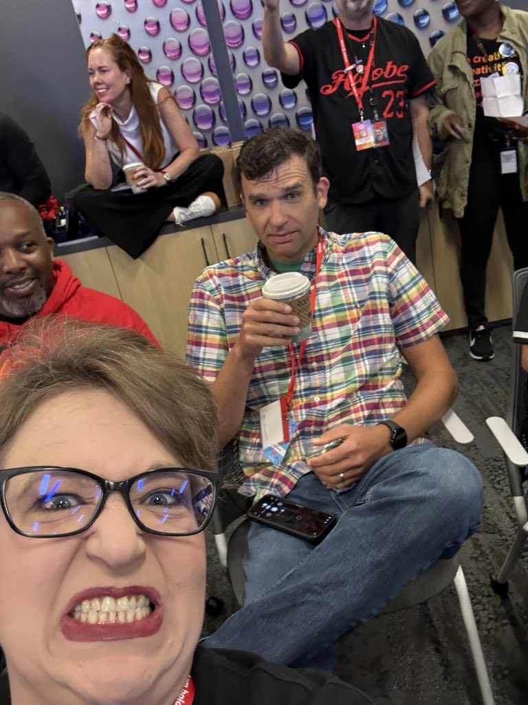 jblakemccrary's tweet image. Gotta love @mrpiercEy! Great way to start Day 2 of ACE Summit! @AdobeForEdu