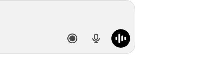 Three different buttons for audio in ChatGPT

Is OpenAI derailing from becoming the consumer AI market leader?

I'm 100% sure no one in their right mind will know what these buttons do