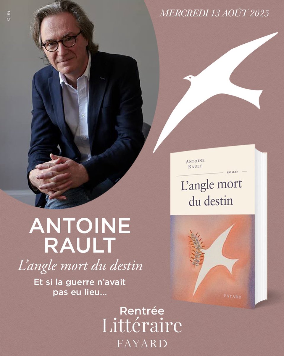 #RentréeLittéraire "L’Angle mort du destin" d’Antoine Rault📖 
Un roman qui imagine ce qu’aurait pu être le monde si la guerre en Ukraine n’avait jamais éclaté. 

Que se serait-il passé si la Russie n’avait pas déclenché son « opération militaire spéciale » le 24 février 2022 ?