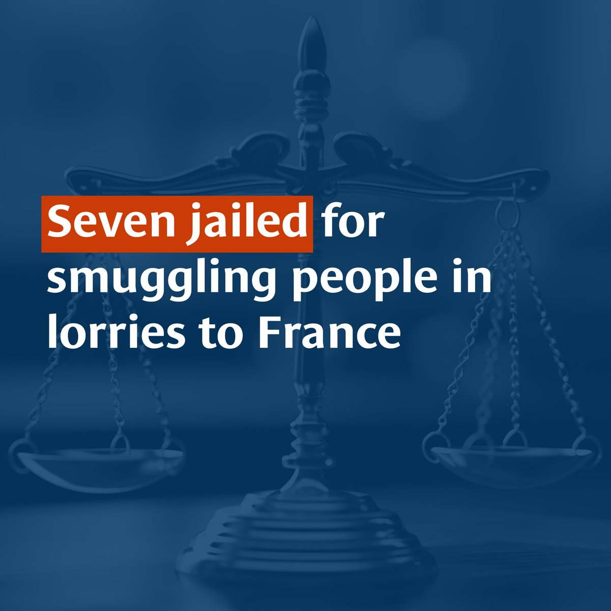 CPSUK's tweet image. ⚖️ An organised crime group who smuggled people between England and France have been given between seven years and three months and 13-and-a-half years in jail.
We worked with @NCA_UK to build the case against the group of seven from #London.
📰 ➡️ orlo.uk/sh8lM