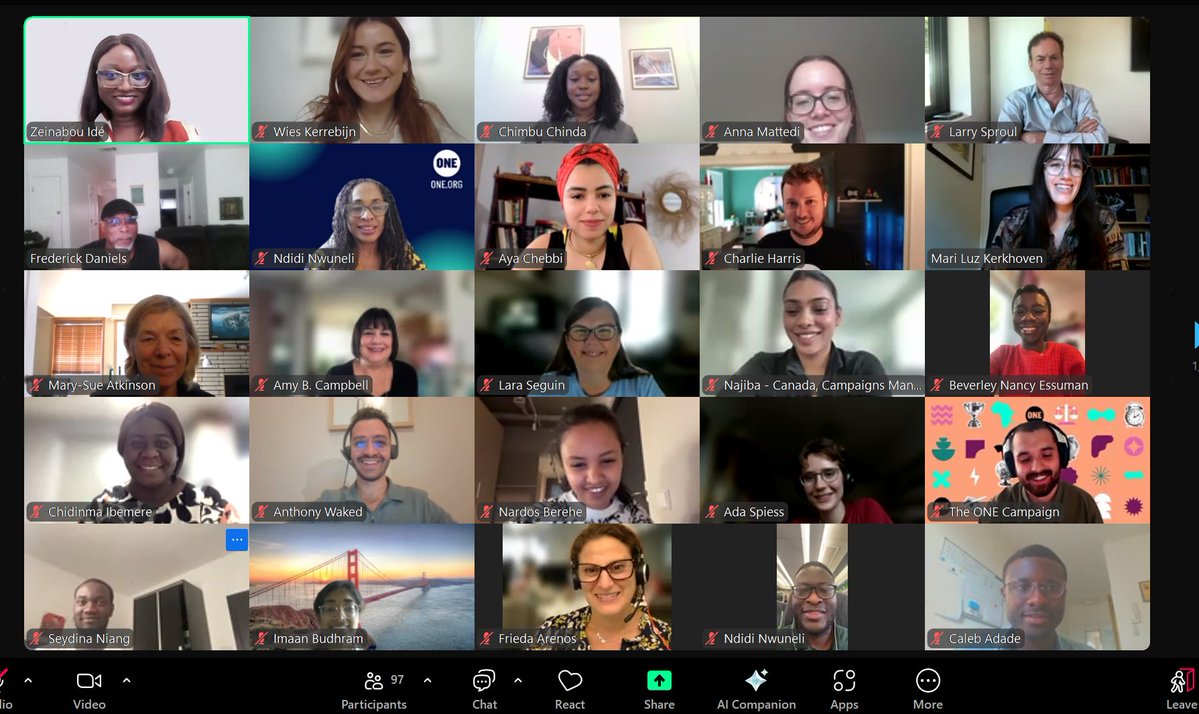 ONE_in_Canada's tweet image. We're still so inspired after yesterday's convening with ONE activists from all over the world! 🌍💪
Special shout-out to our Canadian GAs who came to represent all the great work they do, and to @ndidiNwuneli and Aya Chebbi for your motivating words ❤️
Let's go team! 🙌📢