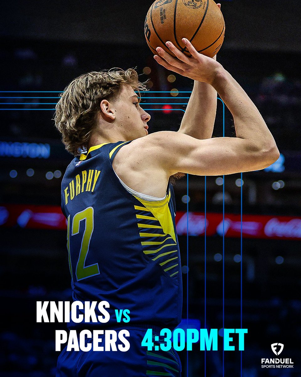 Another exciting one today. 🫡 

Don't miss the Pacers and the Knicks at 4:30PM on FanDuel Sports Network.

#YesCers