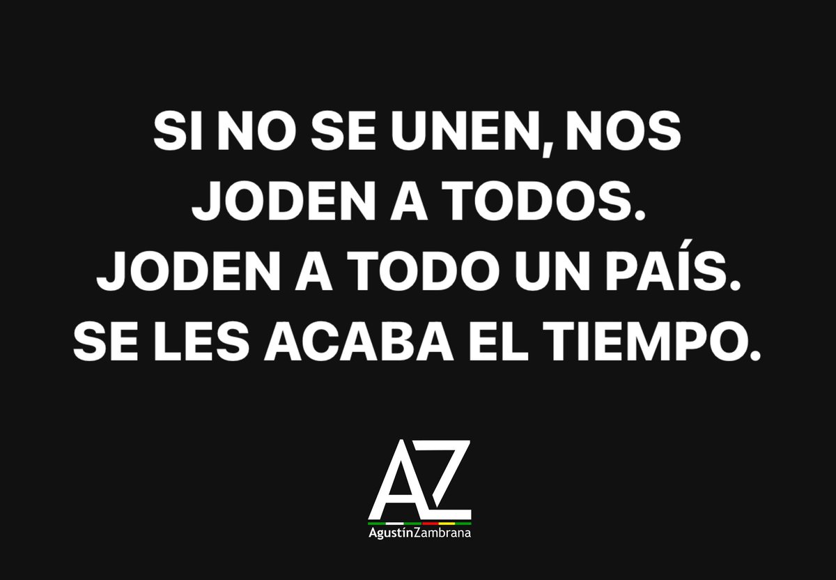 𝗔𝗚𝗨𝗦𝗧𝗜́𝗡 𝗭𝗔𝗠𝗕𝗥𝗔𝗡𝗔 𝗔𝗥𝗭𝗘 (@agustinzambrana) on Twitter photo 