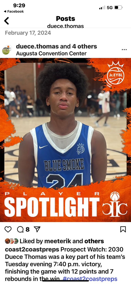 Thanks <a href="/Coast2CoastPrep/">Coast 2 Coast Preps</a> for the recognition at <a href="/Eybl_Official/">JrEYBL</a> #PeachJam <a href="/MeanstreetsEYB/">Nike Meanstreets</a>