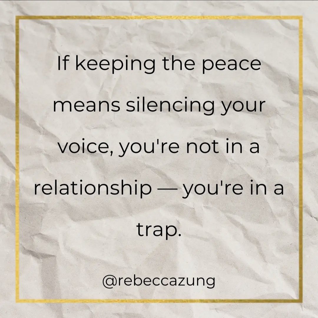 #SpeakUp #RelationshipAdvice