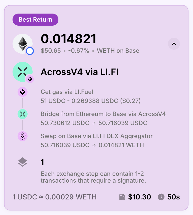 0xhyper1on's tweet image. 21% price impact for a mainnet swap from USDC to WETH.
Remind me why I need to use mainnet again?