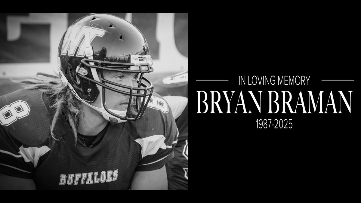 The WT Football family is saddened to learn of the passing of former Buff and Super Bowl LII Champion Bryan Braman. Our thoughts and prayers go out to Bryan’s family, friends, teammates and fans

#BuffNation