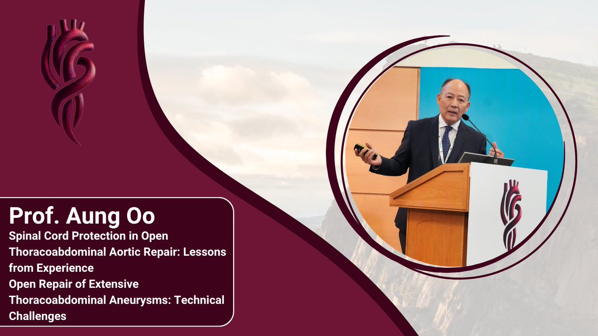 EdiAorticSummit's tweet photo. #EASummit2025 Highlight 📸

We were pleased to welcome Prof. Aung Oo, Barts Health NHS Trust, to the inaugural summit, who delivered two insightful talks:

📝 Spinal Cord Protection in Open Thoracoabdominal Aortic Repair: Lessons from Experience
🎤 Open Repair of Extensive Thoracoabdominal Aneurysms: Technical Challenges

Thank you, Prof. Oo, for joining us and sharing your valuable insights! 👏🏼

#Aortic #Vascular #Cardiovascular #Radiology #Anaesthesia #AortaEd #MedicalConference #InterventionalRadiology #MedEd #MedTech