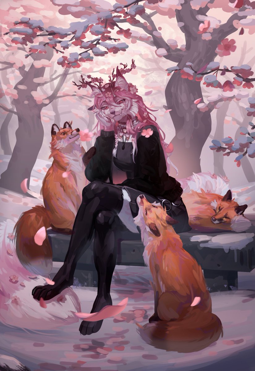 Stupid_Lynx_'s tweet image. Artfight attack on fellow lynx @BloomingLynx