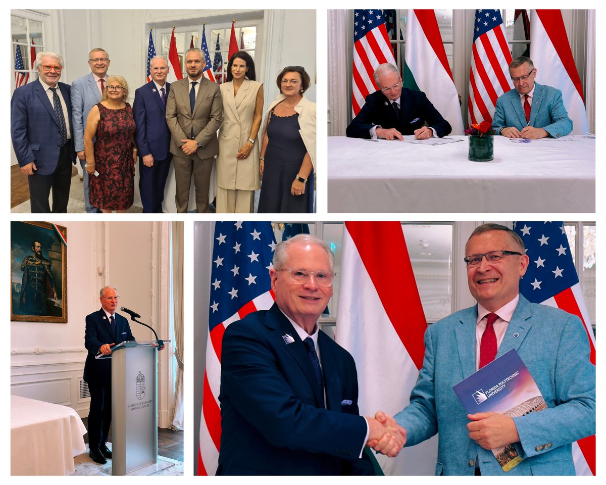 Fulbright Hungary (@fulbrighthu) on Twitter photo .<a href="/FLPolyU/">Florida Polytechnic University</a> President <a href="/DevinStephenson/">Devin Stephenson/Phoenix One</a> & #Fulbright ED <a href="/jokaykaroly/">JĂłkay KĂĄroly (Charles Jokay)</a> signed a Memorandum of Understanding on scholarships at a reception <a href="/HungaryinUSA/">Hungarian Embassy DC</a> hosted by H.E.<a href="/_SzabolcsTakacs/">Szabolcs TakĂĄcs</a>: many alumni, friends of <a href="/FulbrightPrgrm/">The Fulbright Program</a>, representatives of <a href="/IIEglobal/">Institute of International Education (IIE)</a> and <a href="/ECAatState/">Educational & Cultural AffairsâU.S. Dept. of State</a> were present. .<a href="/FLPolyU/">Florida Polytechnic University</a> President <a href="/DevinStephenson/">Devin Stephenson/Phoenix One</a> & #Fulbright ED <a href="/jokaykaroly/">JĂłkay KĂĄroly (Charles Jokay)</a> signed a Memorandum of Understanding on scholarships at a reception <a href="/HungaryinUSA/">Hungarian Embassy DC</a> hosted by H.E.<a href="/_SzabolcsTakacs/">Szabolcs TakĂĄcs</a>: many alumni, friends of <a href="/FulbrightPrgrm/">The Fulbright Program</a>, representatives of <a href="/IIEglobal/">Institute of International Education (IIE)</a> and <a href="/ECAatState/">Educational & Cultural AffairsâU.S. Dept. of State</a> were present.